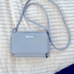 Adrienne Vittadini studio cross body bag with built in phone charger